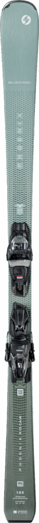Green snowboard with black bindings, viewed from above on a white background.