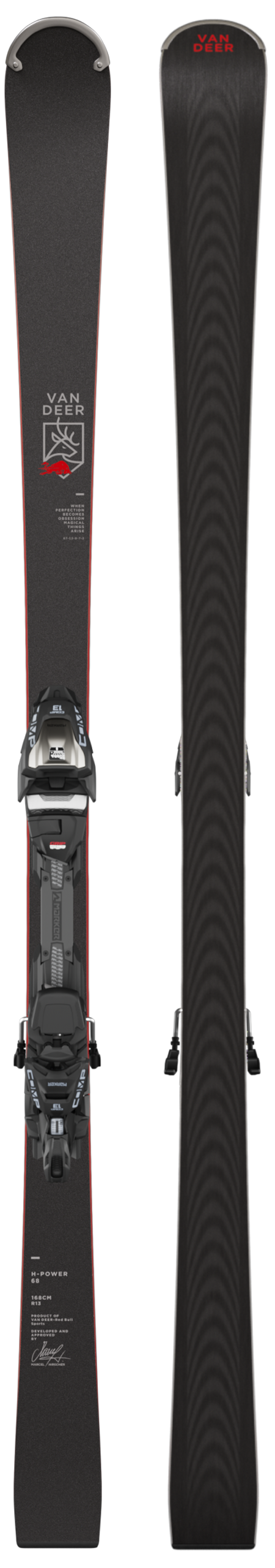 Van Deer – Red Bull Sports H-Power 68 Ski mit Bindung – Skitest 2026/27